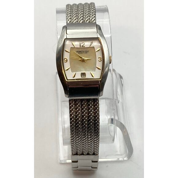 Kenneth Cole Reaction Womens Watch 25mm - New Battery -Date- WR - KC4578-U54-06 - Picture 3 of 10